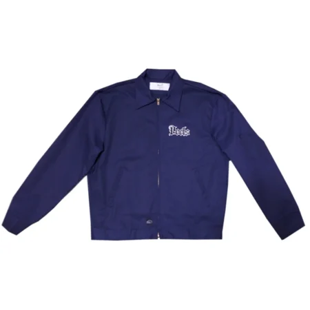 Euphoria Rue Ben­nett Navy Blue Peels Z Jack­et