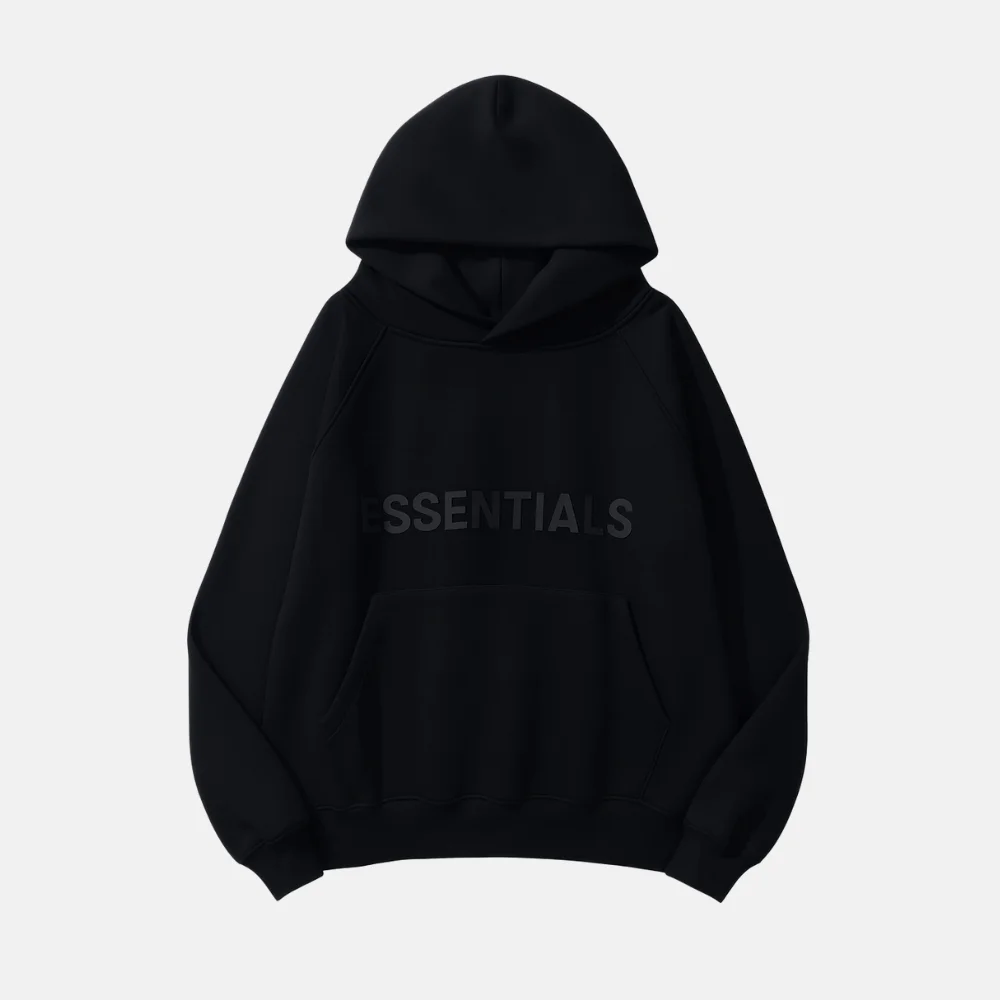Fear of God Essentials Hoodie Black