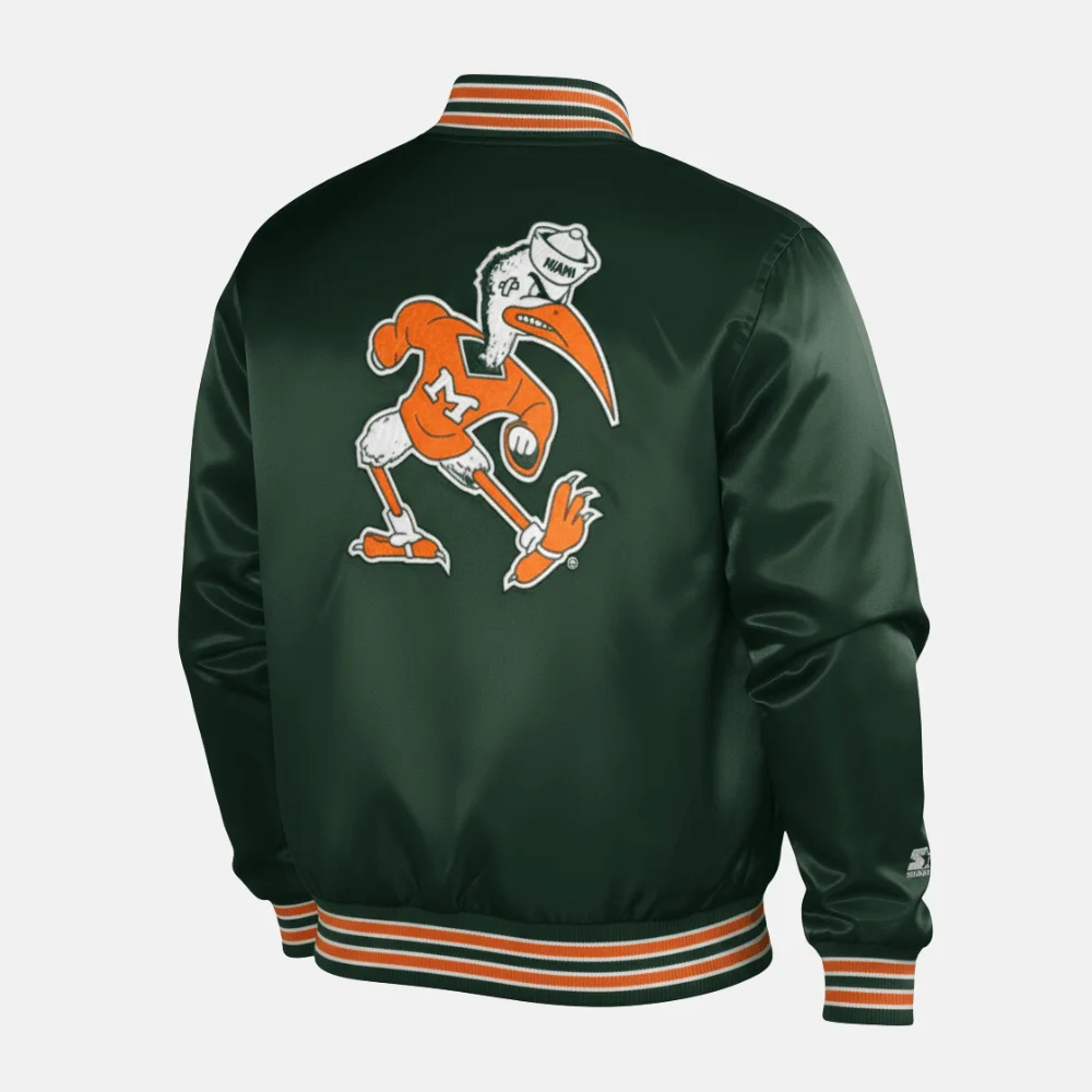 Men’s Miami Hurricanes Jacket - Image 2