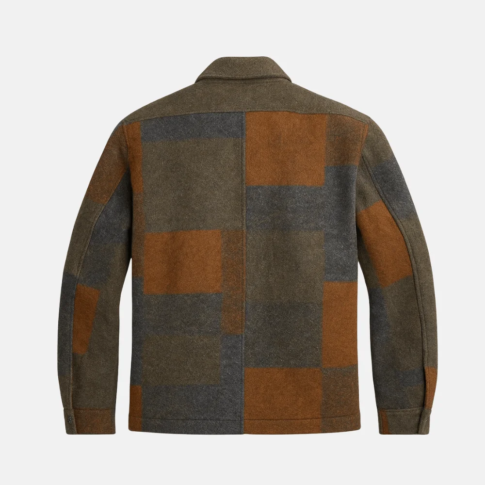 The Bear 2022 Carmen Berzatto Check Wool Jacket - Image 2