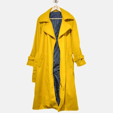 The Substance Demi Moore Yellow Trench Coat
