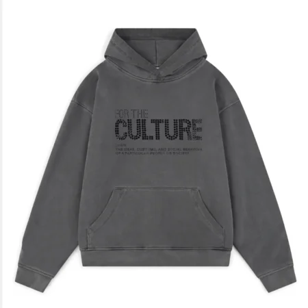 For The Culture Grey Hoodie