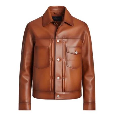 Mike Epps Brown Leather Jacket