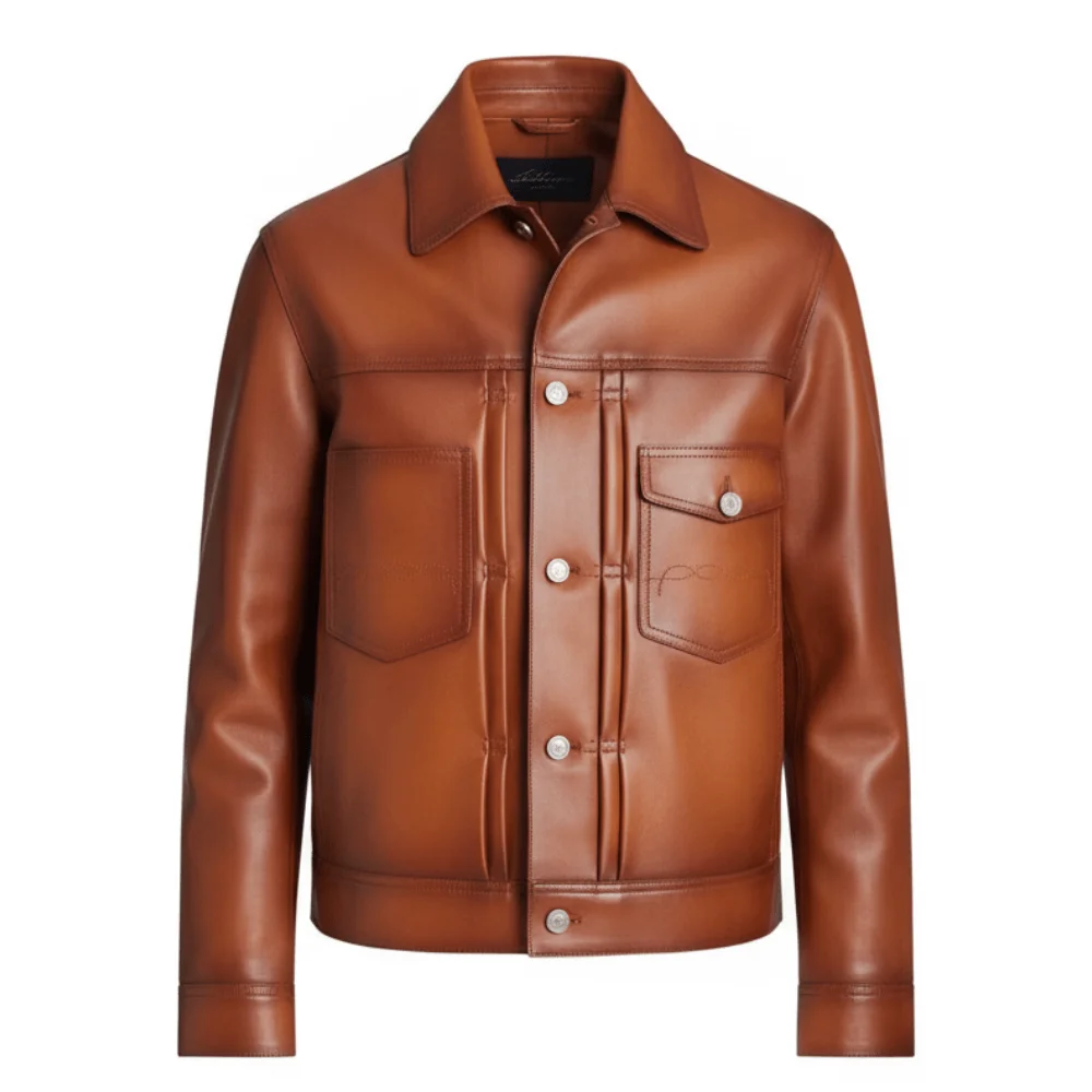 Mike Epps Brown Leather Jacket