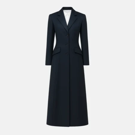 Agatha All Along Kathryn Hahn Blue Trench Coat