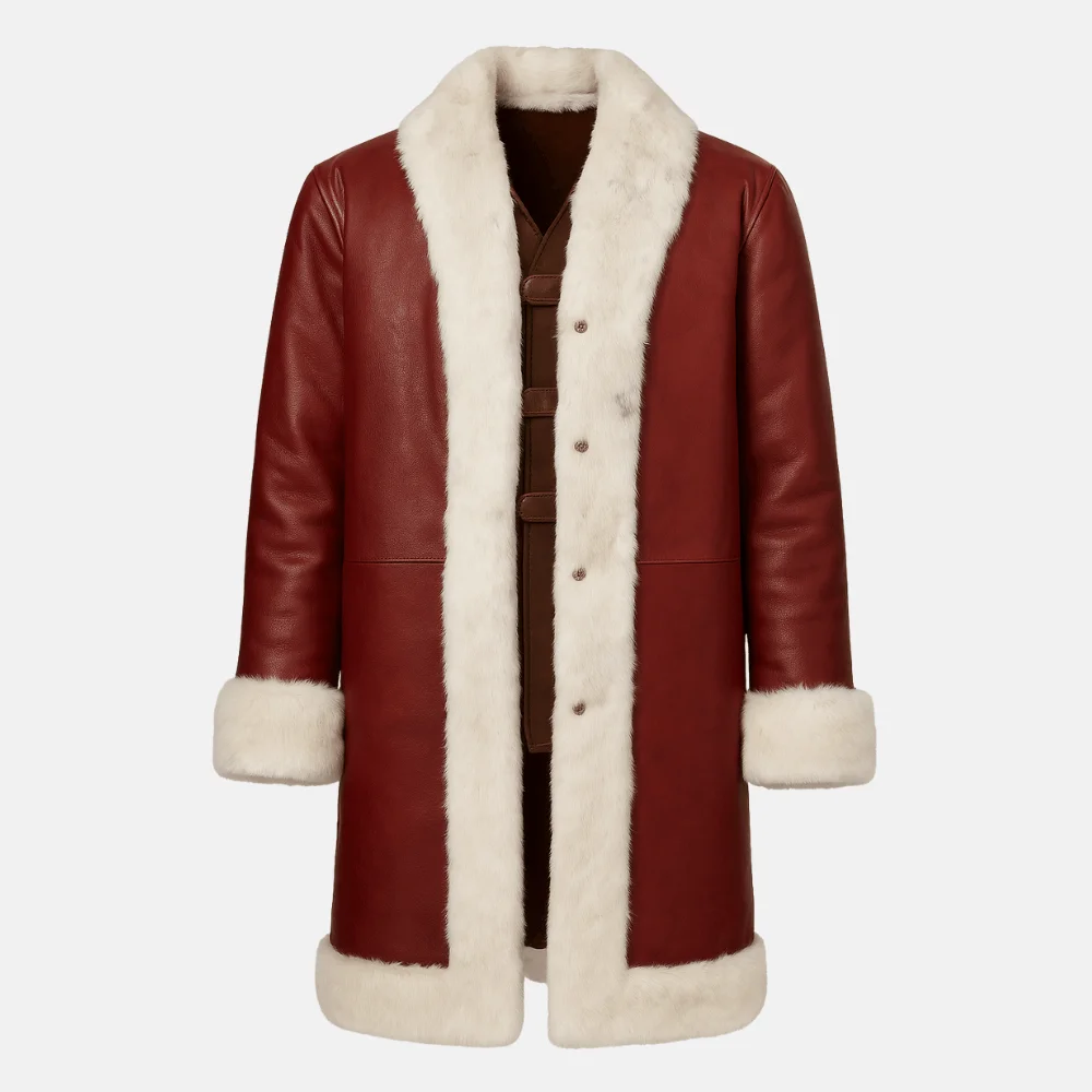 Violent Night Santa Claus Leather Jacket