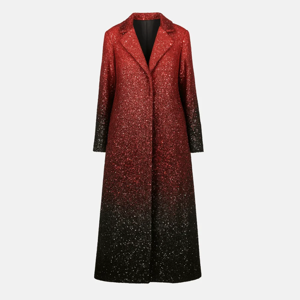 Eras Tour Taylor Swift Red Sequin Coat