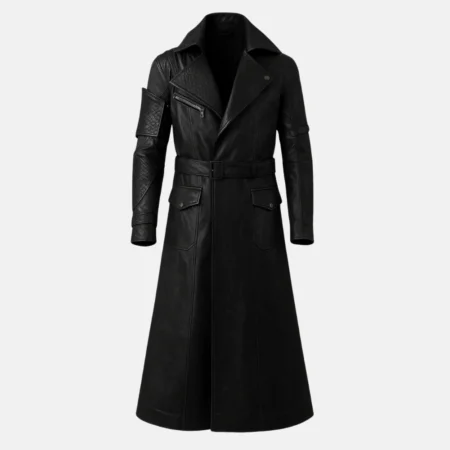 The Crow Eric Black Leather Coat