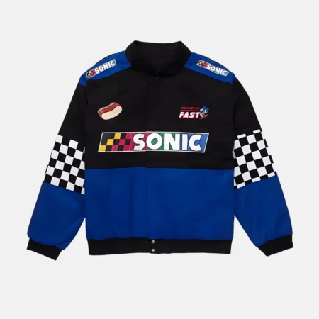 Sonic the Hedgehog Checkered Racing Jacket