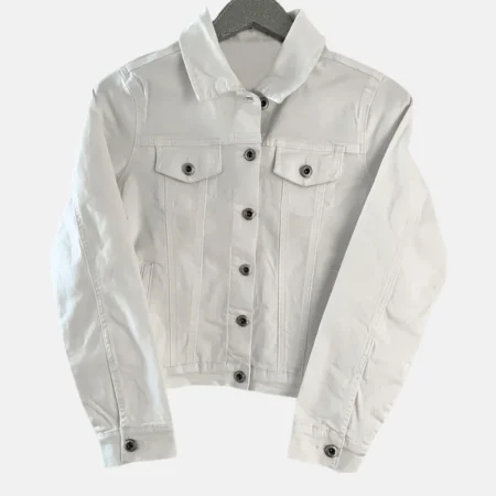 The Eras Tour White Denim Jacket