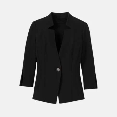 Beth Micro Boucle Black Jacket