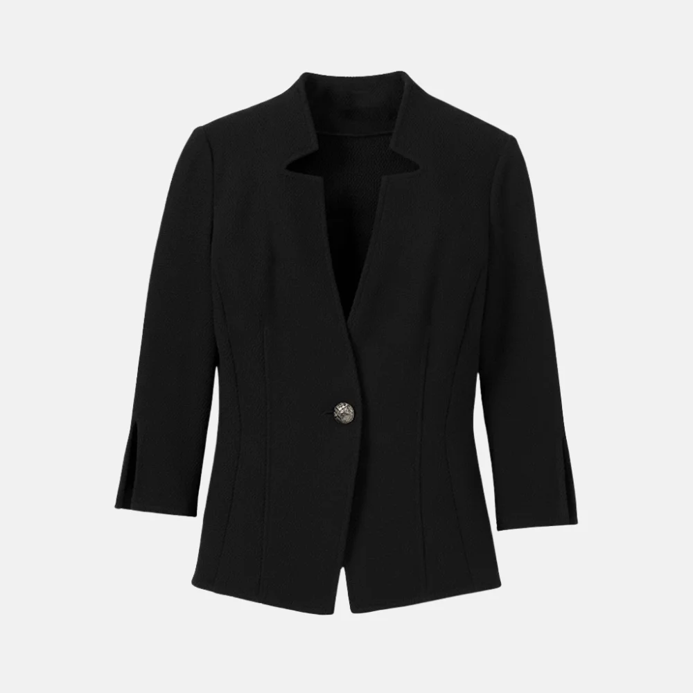 Beth Micro Boucle Black Jacket