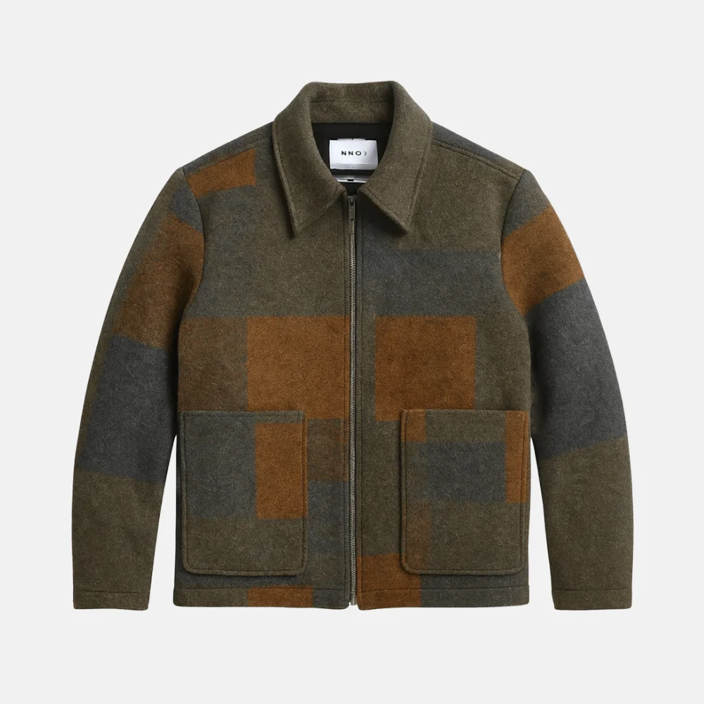 The Bear 2022 Carmen Berzatto Check Wool Jacket