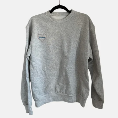 Euphoria Cassie Howard Grey Yours Truly Crewneck Sweatshirt
