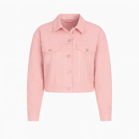 Euphoria Cassie Howard Pink Denim Trucker Jacket and Pants