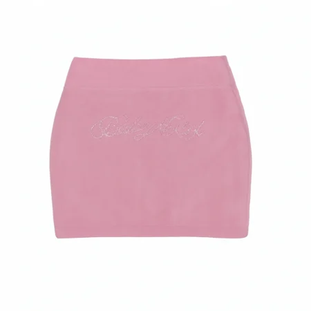 Euphoria Maddy Perez Baby Girl Pink Mini Skirt
