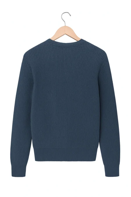 Euphoria Nate Jacobs Blue Knitted Cardigan