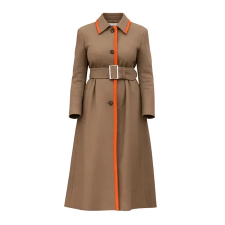 Halloween 2025 Melania wool Trench Coat