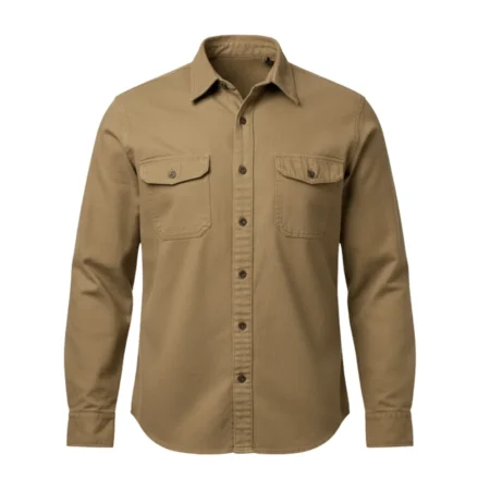 Untamed Eric Bana Kyle Turner Brown Cotton Shirt